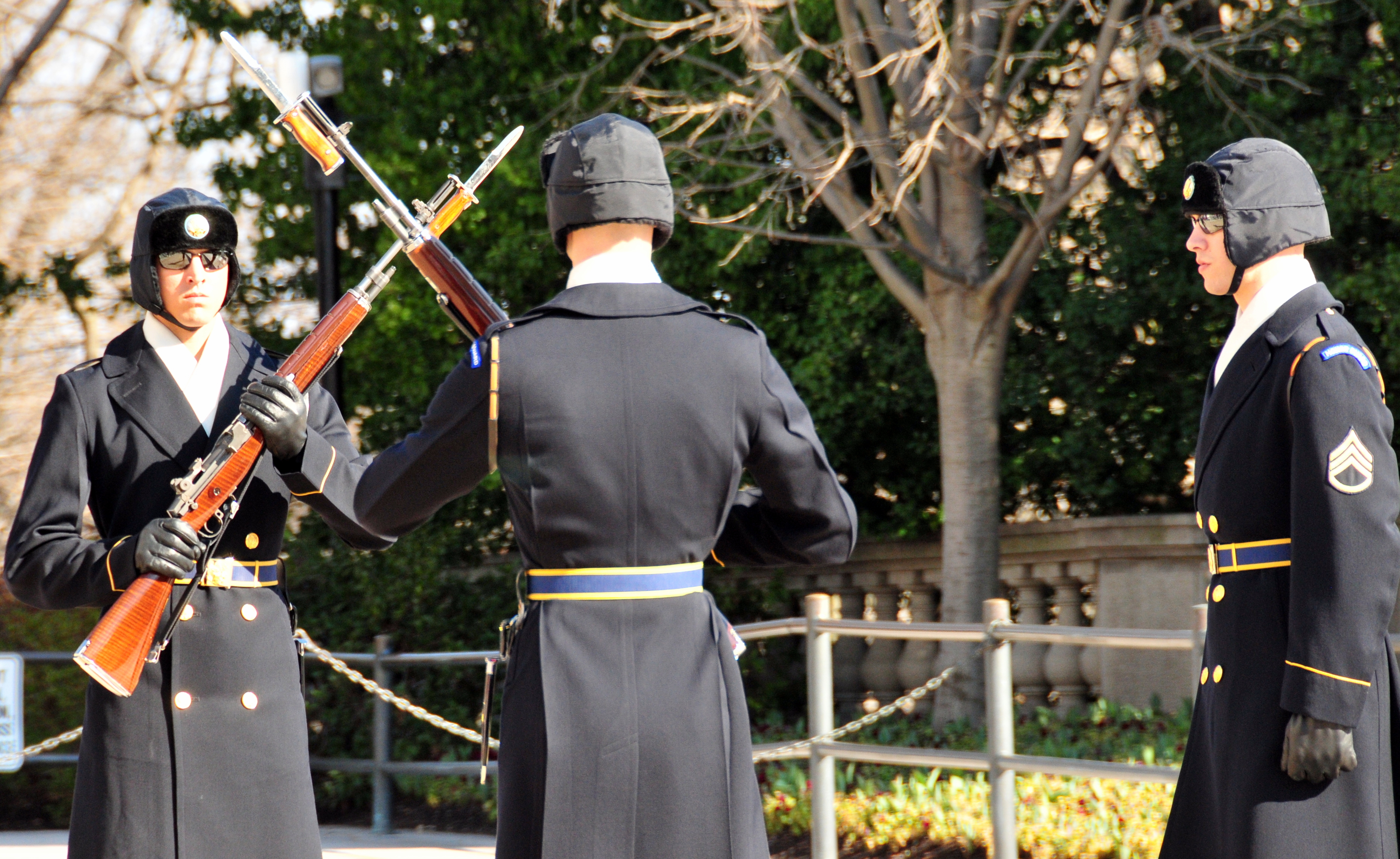 Changing of the Guard at the Tomb of the Unknown Soldier Changing of the Guard at the Tomb of the Unknown Soldier